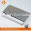 PU Leather+stainless Steel Fashion Temperament High-grade Business Card Case for Man And Women