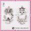 Wholesale turtle charm, imitate antique silver china charms