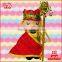Blister package keychain of mini plastic doll toy
