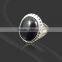 black gem stone rings for men high quality