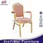 Metal tube hotel armchair with fabric XYM-L97-1