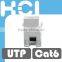 Made in Taiwan RJ45 Cat6 180Degree UTP Keystone Jack