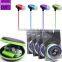 Mini gift colorful earphone with LED flash light