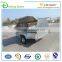 8x5 tandem axle folding aluminum box trailer