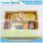 Fun durable wooden food set for years of play wooden breakfast set Solid Wood Version