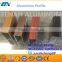 Weight of Aluminium Profiles extrusion for House Doors