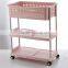 Household Storage 2 Tier Basket for Closet Office Garage Kitchen and Bathroom