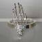 dreadful hand bone napkin ring ,halloween napkin rings
