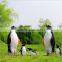 Resin life size lovely penguin statue