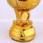 Wholesale resin gold plated football trophy soccer