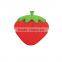 New Design Strawberry Silicone Key and Coin Bag Key Holder promotion gift