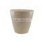 Factory Price Food Grade Green Technology Bamboo Fiber Garden Round Plant Pot