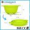Foldable eco-friendly easily arrange silicone wash basin, kitchen basin, fancy folding bowl