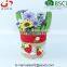 New design with felt strawberry decorative jute planter pot cover