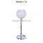 3pcs/set crystals wedding candle holder metal plated Candlestick decoration romantic European candle holders