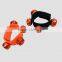 Yiwu factory wholesale Custom madri gras holiday supply big metal bell colorful braid bracelet