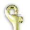 High Quality Solid Brass Swivel eye snap hook, Metal Snap Hook