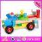 2016 hottest intelligence kids wooden diy toy, high quality children wooden diy toy W03C007
