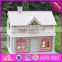 2016 top fashion lovely wooden play house for kids W06A041