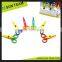 Colorful safety kids craft scissors shaped cutting children's scissors