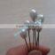 Fine Cream White Color Teardrop Head Haberdashery Pin