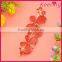 red flower head piece wedding headband WHD-008