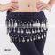 Cheapest belly dancing coins belt belly dance hip scarf belly dance hip belt