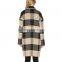 OEM Service Plus Size 100% Wool Women's Coat Keepwarmer