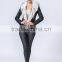 New Fashion Clothing Manufacturers Premium Women PU Jacket With Fur Collar