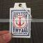 2017 Customized jeans hang tags swing tags with cotton rope