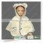 Fashion Baby White Winter Soft Amice Fur Cloak Coat for Children Warm Girls Outerwear