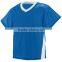 Young Student Sport Jersey Customize Rib Knit V Neck Collar Sport Shirt 100% Polyester Tricot Mesh Jersey