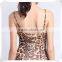 leopard print tall tube women sexy dress,women dress model 2017