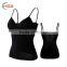 Hsz-8898 Soft Comfortable Smooth Seamless Camisole Lady Underwear Fashion Padded Bra Wholesale