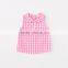 Polos Shirt Sleeveless Plaid Baby Clothes Children Shirt Girls Fashionable Gingham