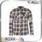 2016 Long Sleeve Slim Fit Casual Shirt Designer Check Shirts for Men