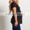 High Quality Cotton&rayon Solid Black Short Sleeve Fashion Maternity Top