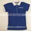 100% Cotton Pique Fabric Unifom Polo Shirt With Contrast Color for Girls