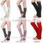 2014  wholesale hot sale open knit lace trim knitted leg warmer