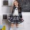 Wholesale plaid uniform high skirt ,pleated plaid school uniform skirts