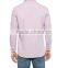 Men's Lilac Solid Long Sleeve Buttoned Shirt