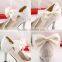 Fashionable Lace and Bow Tie For Shoe Heel Shoes Ornament With Metal Clip Shoe Charms