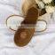 Disposable close toe hotel terry towel slipper