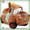 custom cartoon car soft stuffed plush toy for kids gift