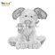 Aipinqi CDGM15 stuffed dog toy with rose