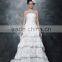 A-Line Straight Neck Strapless Ruffle Wedding Dress Bridal gown AS28702