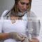 wholesale pure women's cashmere hat scarf gloves set with many colors
