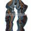 2015 China design beautiful fashion knitted stirped warp knitted scarf brushed