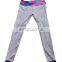 Dye sublimation spandex sexy lady yoga leggings, custom private label fitness wear