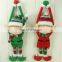 Beautiful New Christmas Hanging Elf Plush Doll Toy Custom Cute Stuffed Soft Boy and Girl Elf Plush